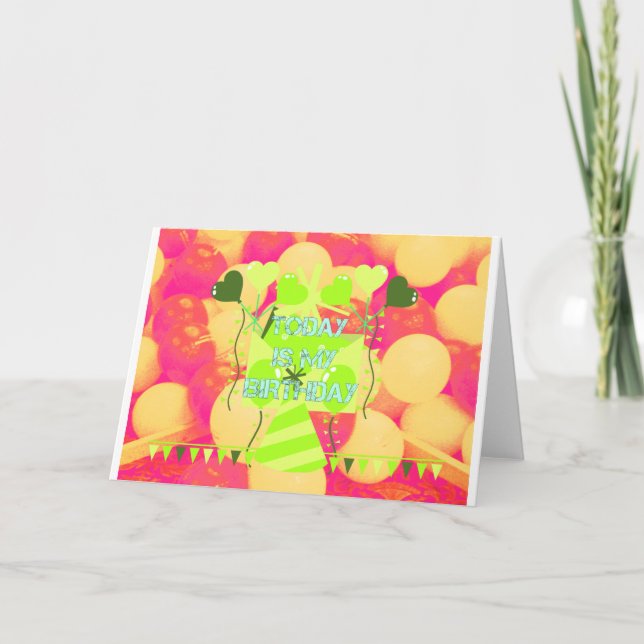 Gratulerar till min glädjande födelsedagsvälsignel kort (Framsida)