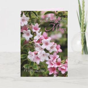 Gratulerar till Morsa Rosa Flowers Card Tack Kort
