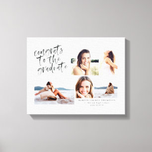 gratulerar till multifotoarbetsytan i student canvastryck