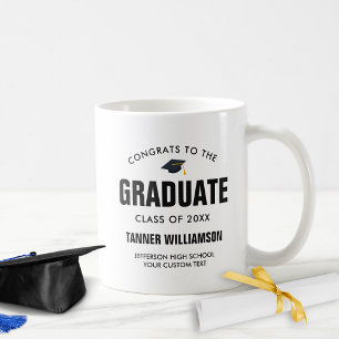 Gratulerar till Student-klass i 20XX-Anpassningsba Kaffemugg