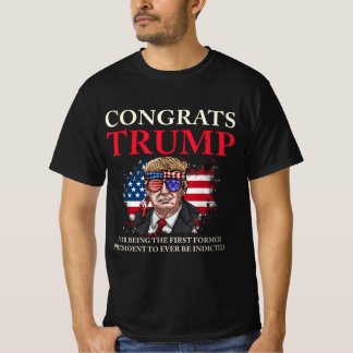 Gratulerar trumpindikation för påvisad trumpindika t shirt