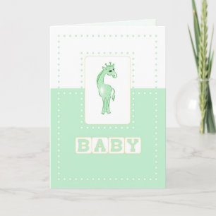 Gratulerara Baby Giraffe, Grönt Kort