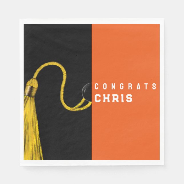 Gratulerara blöjor för kreativets Studentfest Pappersservett (Framsidan)