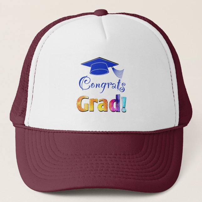 Gratulerara Grad Färg, Roligt Keps (Framsida)