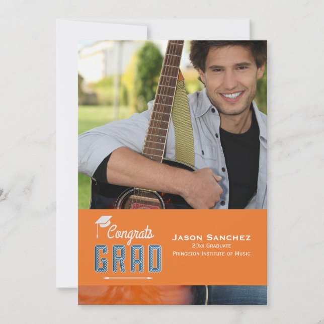 Gratulerara Grad Photo Studenten-meddelande Meddelande (Framsida)