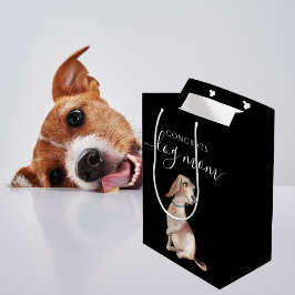 Gratulerara Hund Mamma Gift-blocket