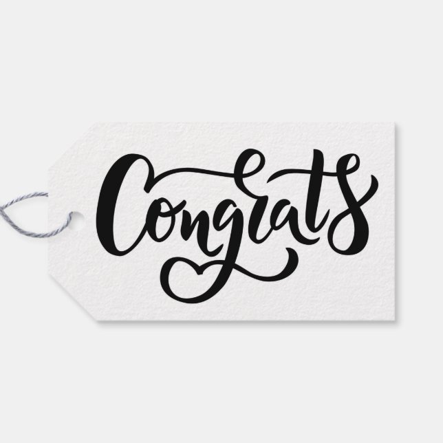 Gratulerara Märkre Presentetikett (Baksidan (Horisontell))