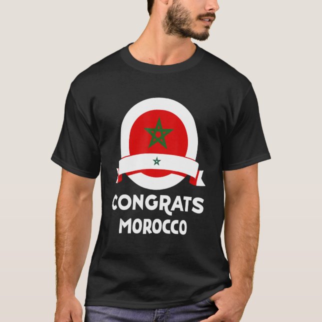 Gratulerara Marocko T Shirt (Framsida)