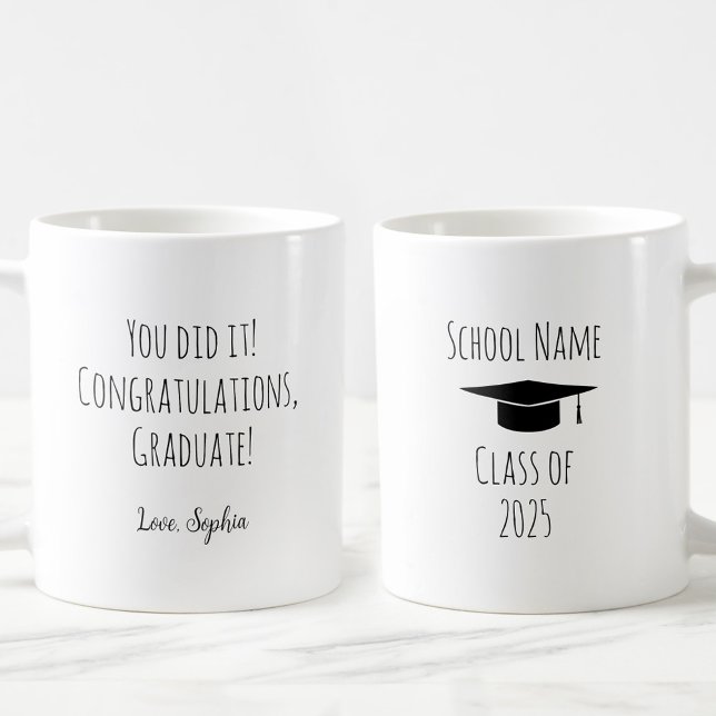 Gratulerara Student Anpassningsbarna Kaffemugg (Skapare uppladdad)