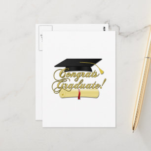 Gratulerara Student-diplomat och Studenten Vykort