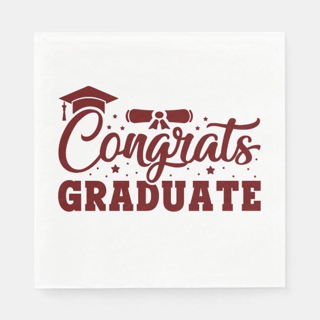 Gratulerara Student Pappersservett (Framsidan)