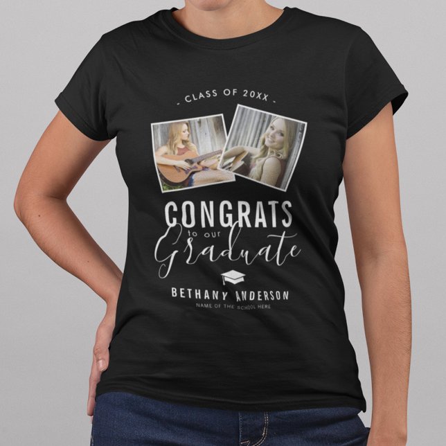 Gratulerara Student Photo T-Shirt (Skapare uppladdad)
