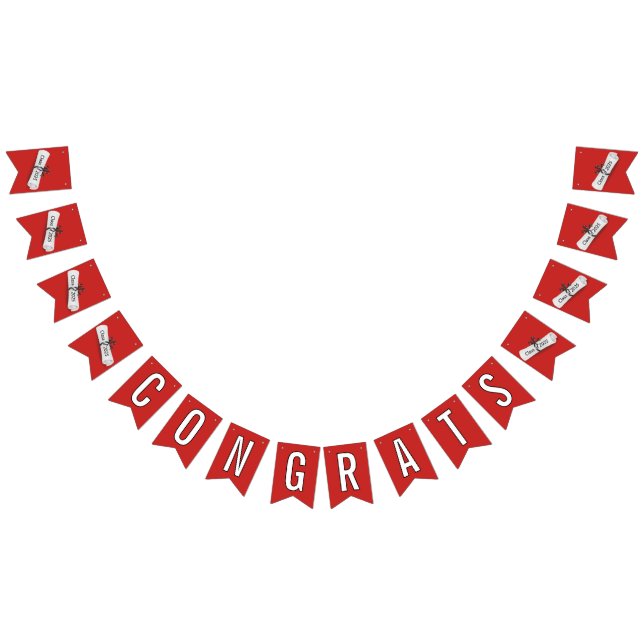 GRATULERARA Studenten 2025 Vitdiplomat Vimplar (Alla)