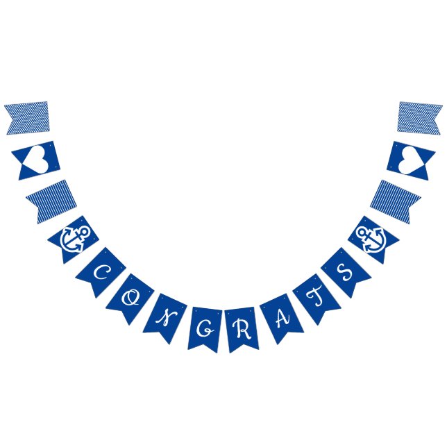 Gratulerarare nautiska bunt vimplar (Alla)