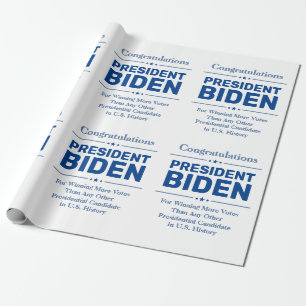 Gratulerarare talman Biden Mest röstad kandidat Presentpapper