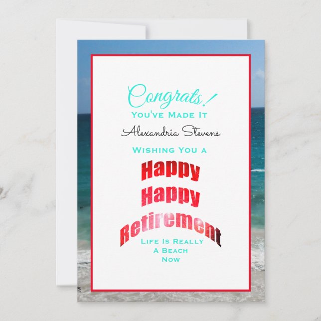 Gratulerart anställda vid kontoret i Lycklig Pensi Kort (Framsida)