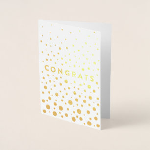 Gratulerart fjolkort folierat kort