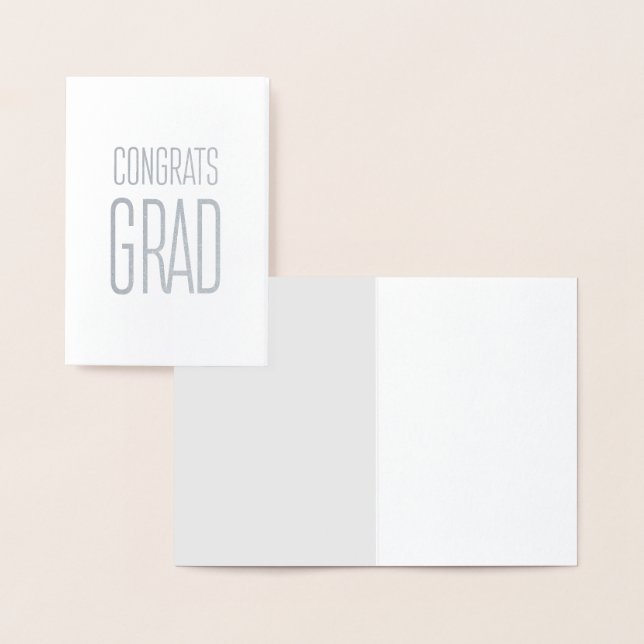 Gratulerart Grad Foil Card Folierat Kort (Display)
