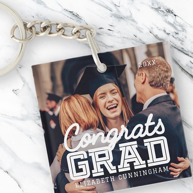 Gratulerart Grad Modern Simple Preppy Photo (Skapare uppladdad)