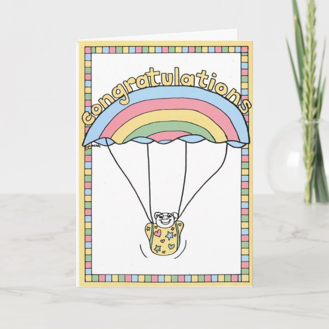 GRATULERART kort för BABY (Framsida)