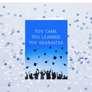 Gratulerart kort för roligt Studenten
