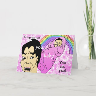 Gratulerart på din flicka kort