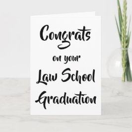 Gratulerart på ditt juridisk fakultetstudentenkort kort