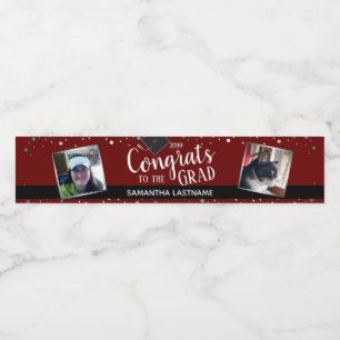 Gratulerart till fotot av Grad Elegant Silver Vattenflaska Etikett