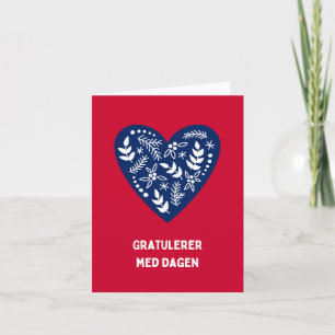 Gratulerer med dag, norska födelsedag kort