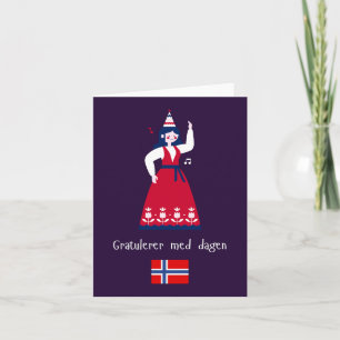 Gratulerer med dag, norska födelsedag kort