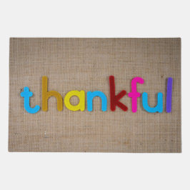 Gratully Woven Door Mat - Heartfilt Entryway