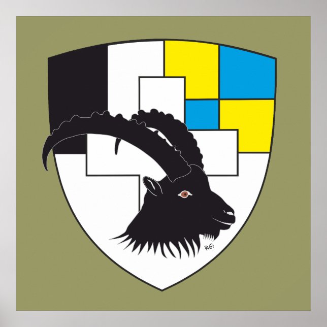 Graubünden Grigioni Grischun Poster (Framsidan)