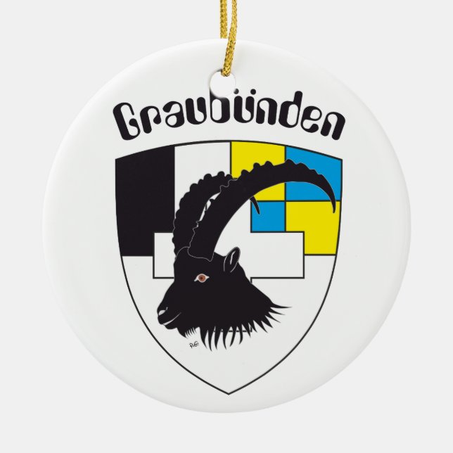Graubünden Schweiz Ornament (Framsidan)