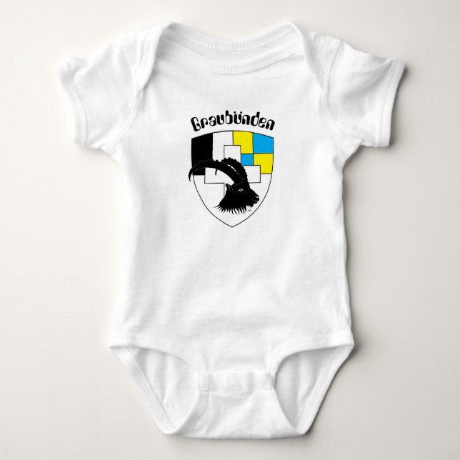 Graubünden Schweiz T-Shirt (Framsida)