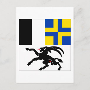 Graubündens flagga vykort