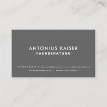 Graue professionelle elegante moderne