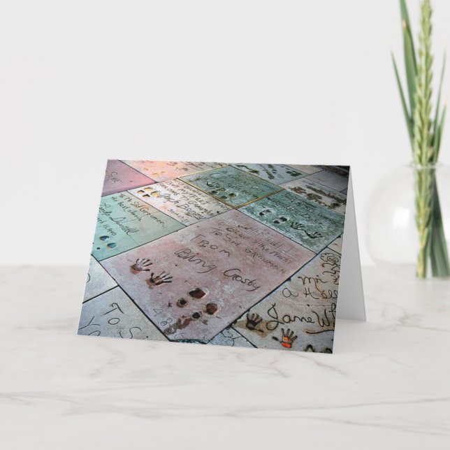 graumanns kinesiska teater kort (Framsida)