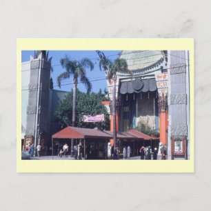Graumans Chinese Theater, Hollywood Vintage Vykort