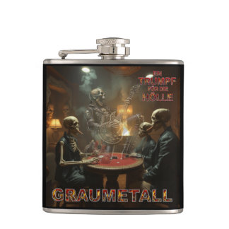 Graumetall Trumpf für die Hölle Coverdesign metal Fickplunta