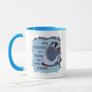 Graupapagei Therapeut - Lustige Geschenk Tasse Mugg