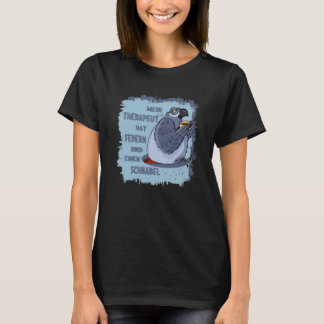 Graupapagei Therapeut - Lustiges Geschenk T Shirt