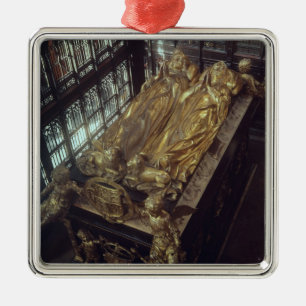 Grav av Henry VII och hans fru Julgransprydnad Metall
