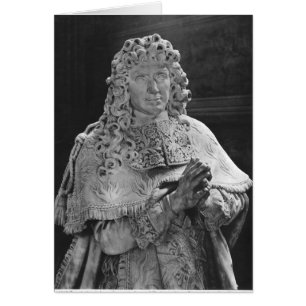 Grav av Jean-Baptiste Colbert de Torcy Hälsningskort