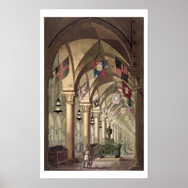 Grav av Knight-mallen, 1820-39 (aquatint) Poster (Framsidan)