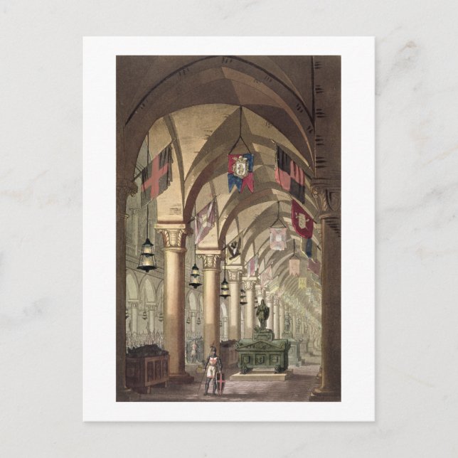 Grav av Knight-mallen, 1820-39 (aquatint) Vykort (Framsida)