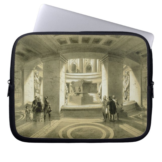 Grav av Napoleon (1769-1821) på Invalides, från 'P Laptop Sleeve (Framsidan)