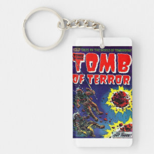 Grav av skräcken vad var ut där Keychain