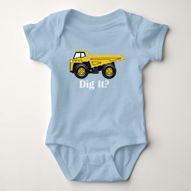 Gräv det? - Baby Jersey Bodykostym T Shirt (Framsida)
