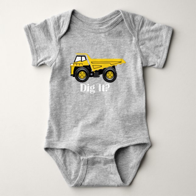 Gräv det? - Baby Jersey Bodykostym T Shirt (Framsida)