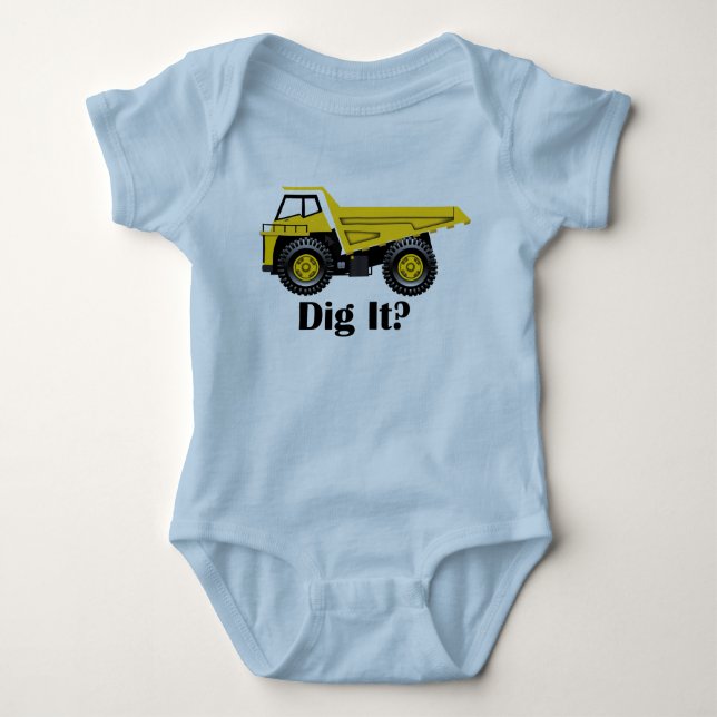 Gräv det? - Baby Jersey Bodykostyma  T-shirt (Framsida)